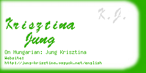 krisztina jung business card